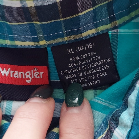 Plaid button down - Picture 2 of 2